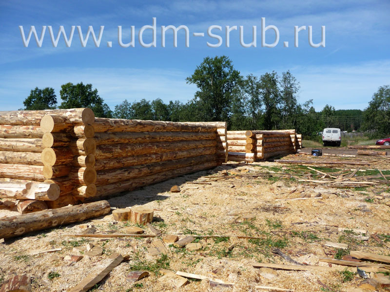 строительство деревянных домов из бревна в Ижевске
